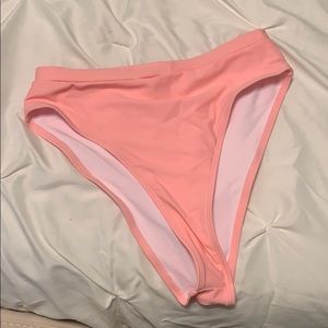 High waisted bikini bottoms